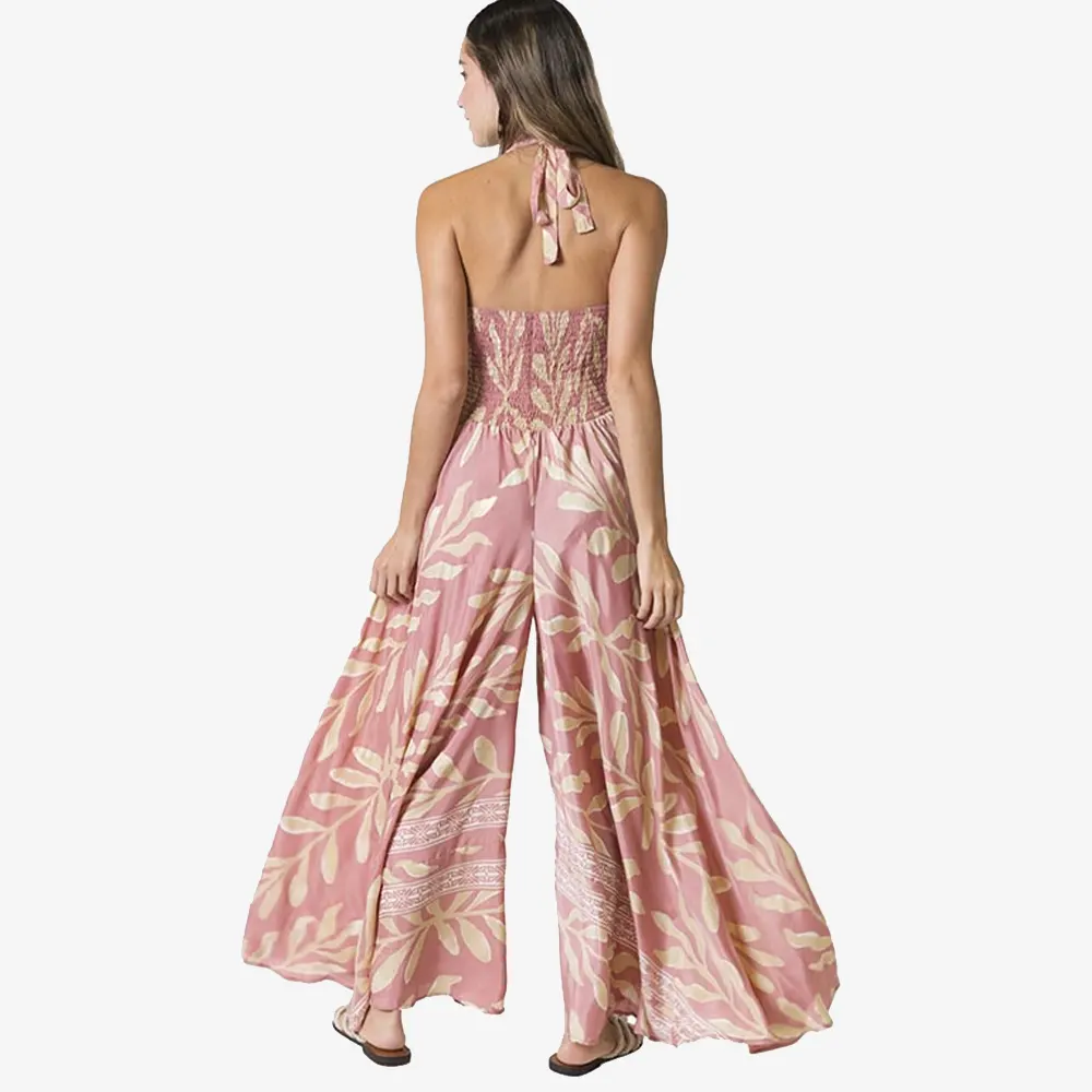 3 Tantrend "Boho Soul" Ολόσωμη Φόρμα Με Floral Τύπωμα – Ροζ - Image 2