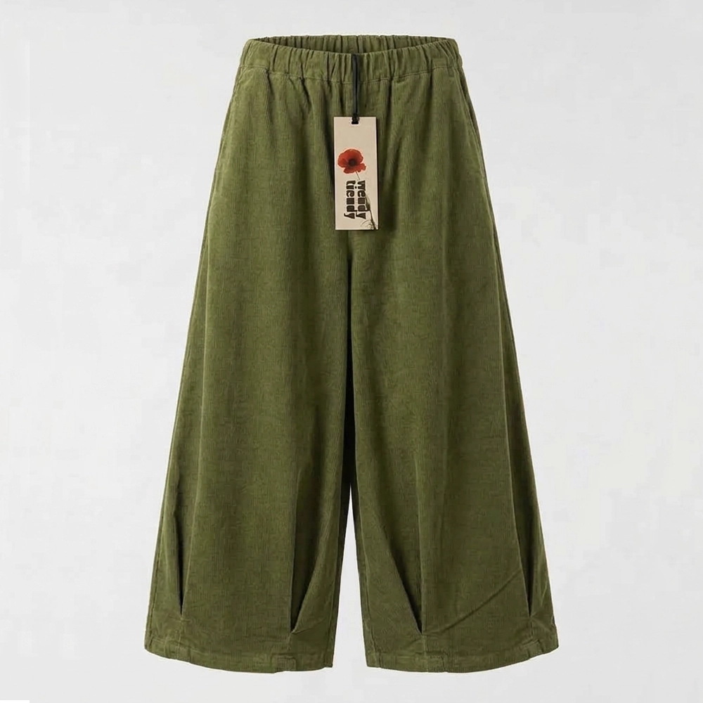 824111pantaloni green wendy-trendy-pantelona-veloute-green-824111