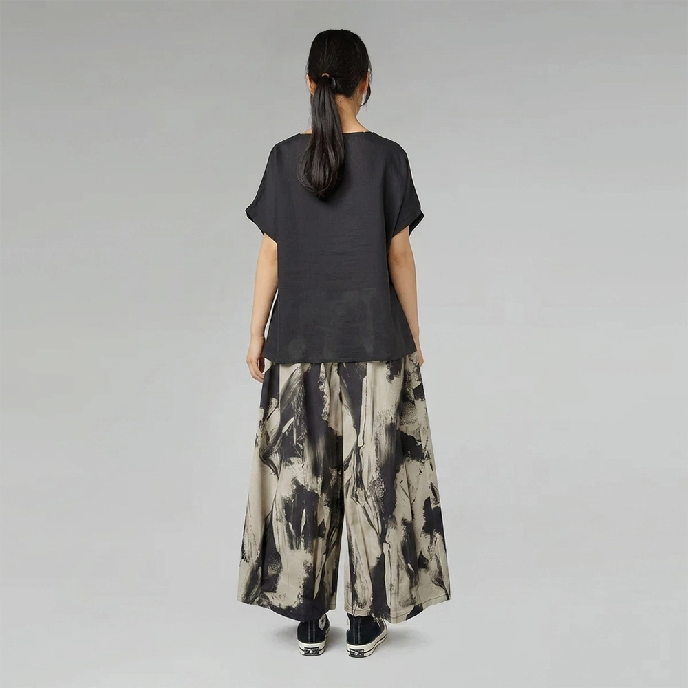 826007TOTALBACK Πίσω όψη από βαμβακερή παντελόνα Wendy Trendy 826007 - Lady Fox