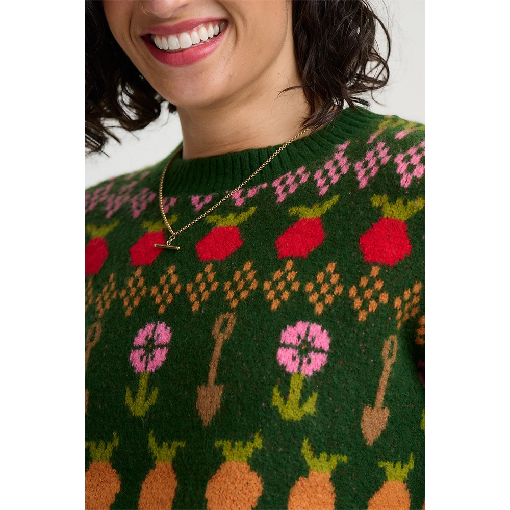 laverne-jumper-groen-koekkenhave-sugarhill-brighton-detail λεπτομερεια πλεξης και σχεδιο allotment λαχανικα sugarhill brighton laverne jumper